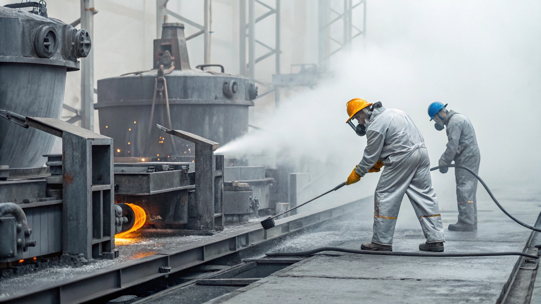 Очистка оборудования в металлургии