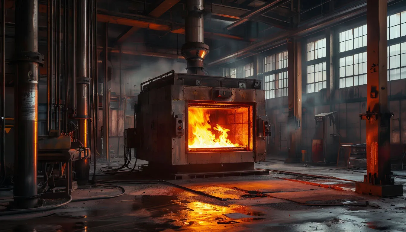 Очистка печей термообработки от нагаров без разборки