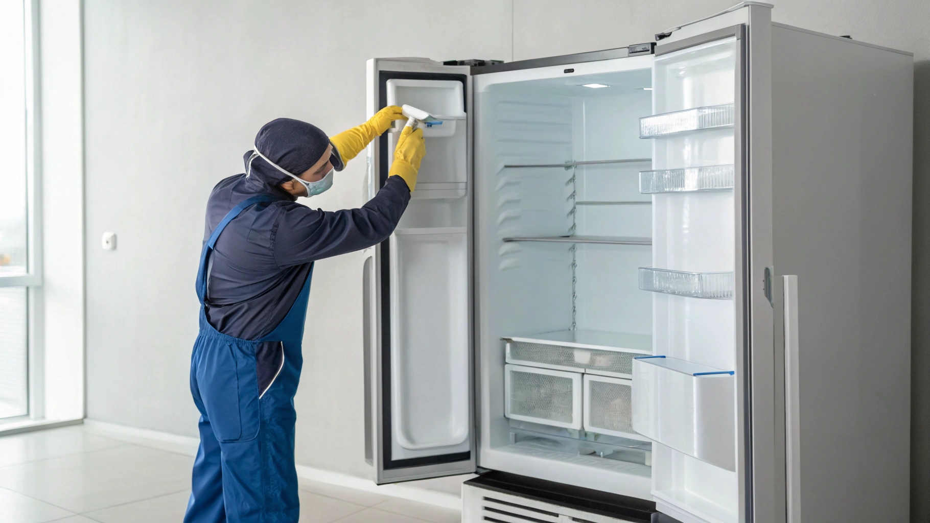 Как отмыть холодильник