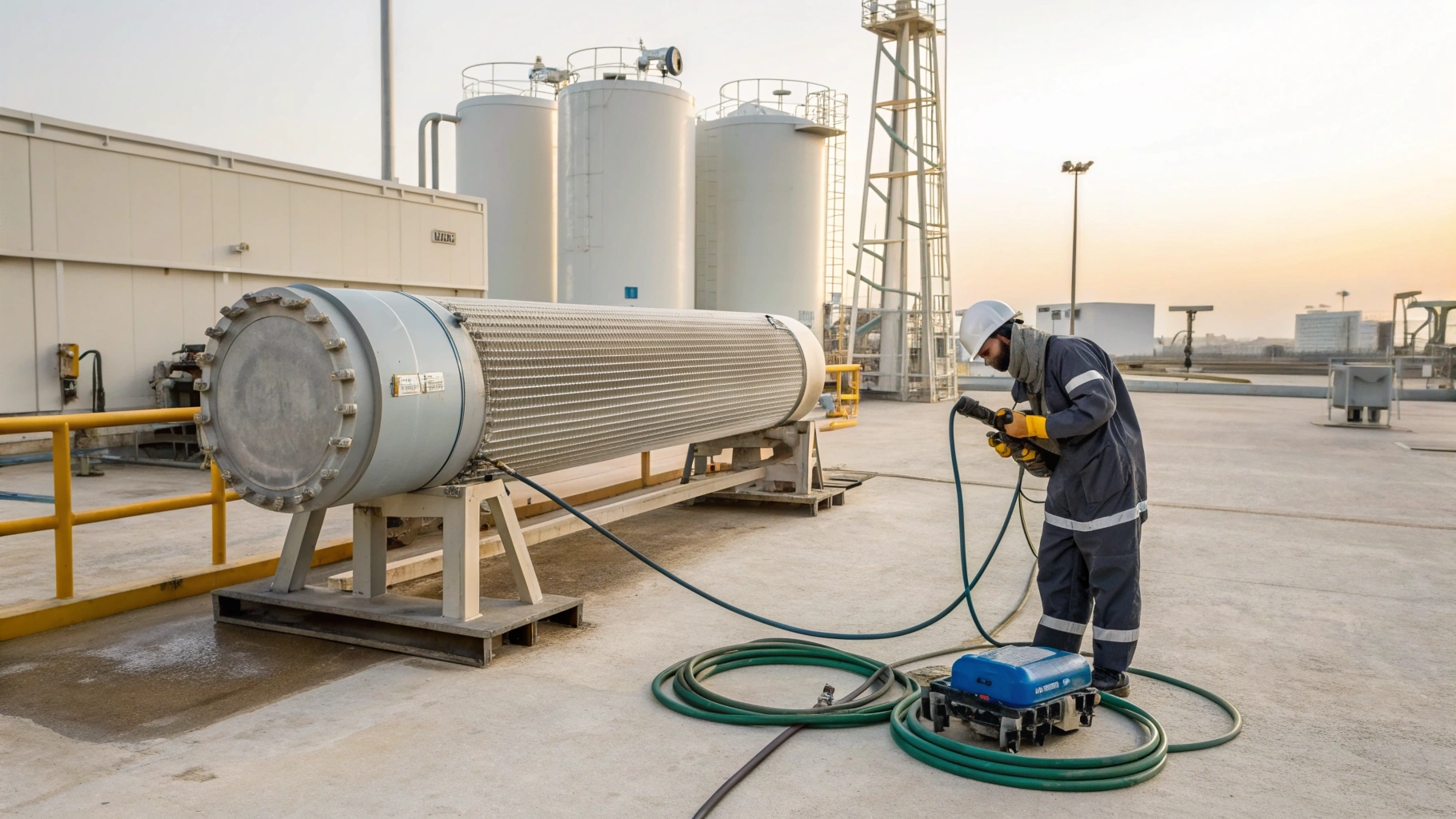 Пассивация трубных пучков теплообменников НПЗ после щелочной мойки