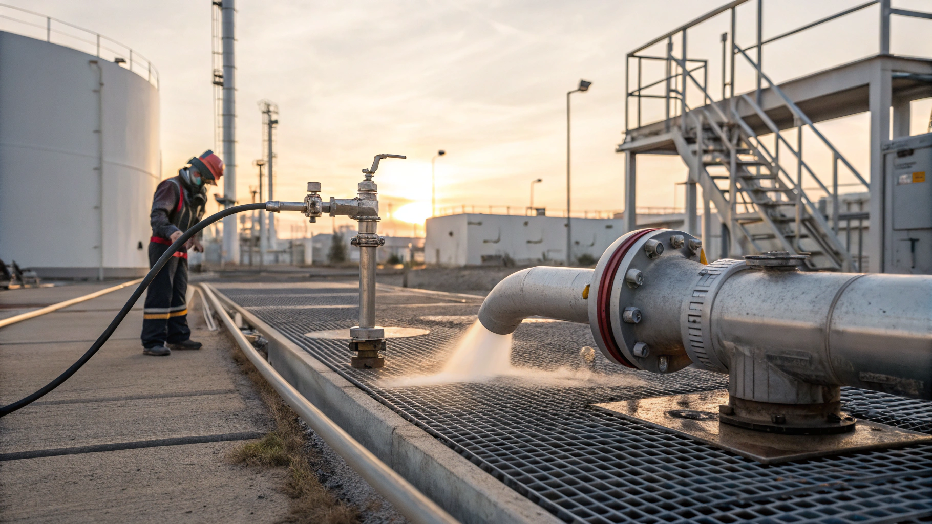 Пассивирование трубопроводов после щелочной мойки для защиты от коррозии