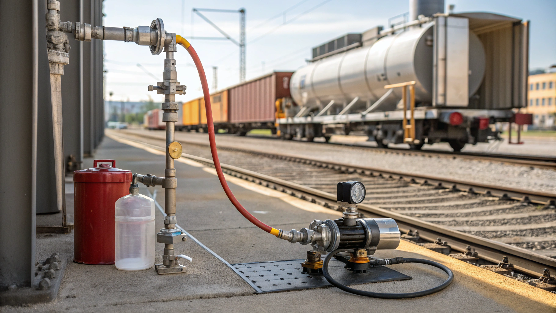 Промывка водяного отопления вагонов с ингибитором