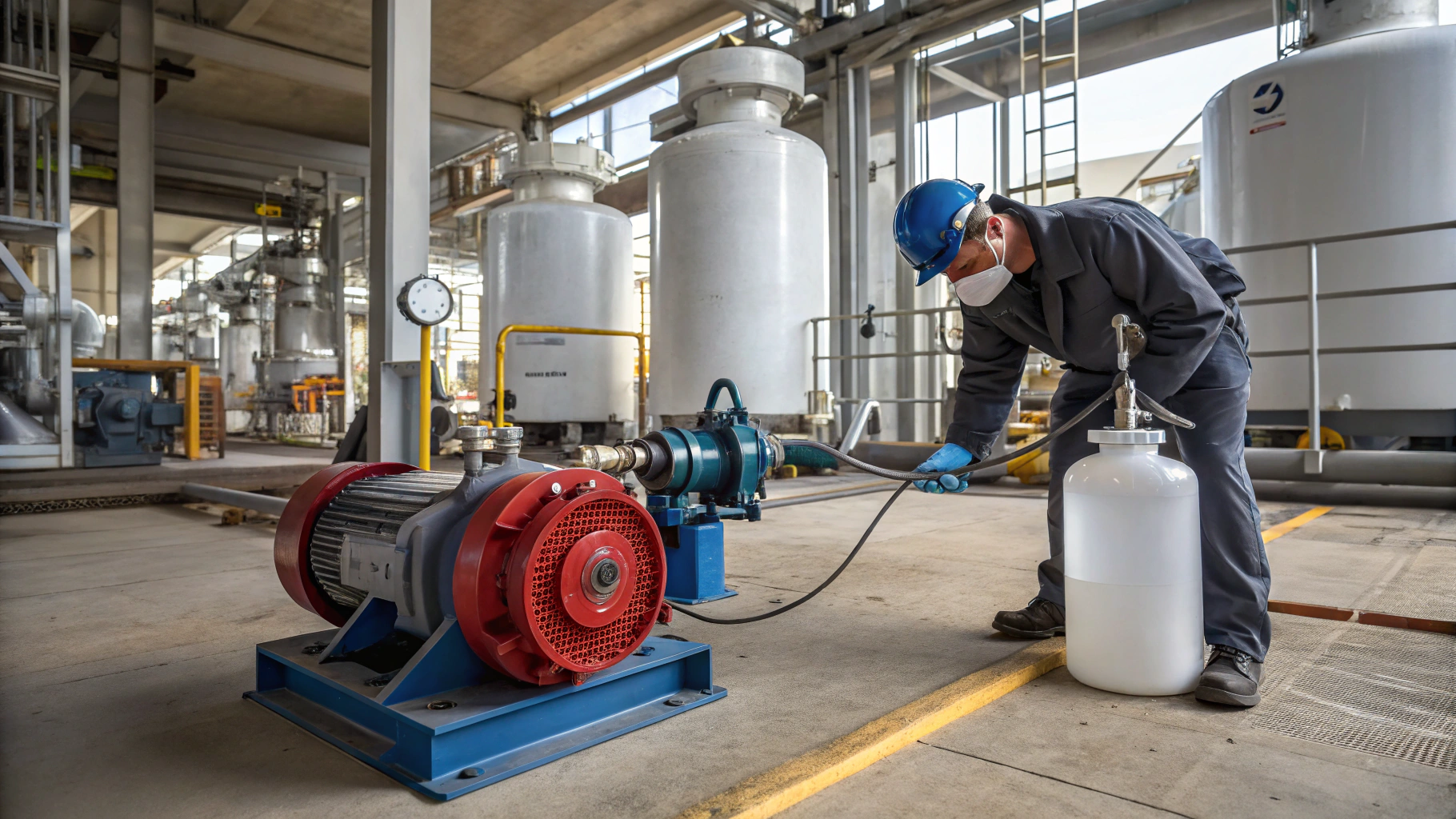 Снятие смоляных отложений в вакуумных насосах