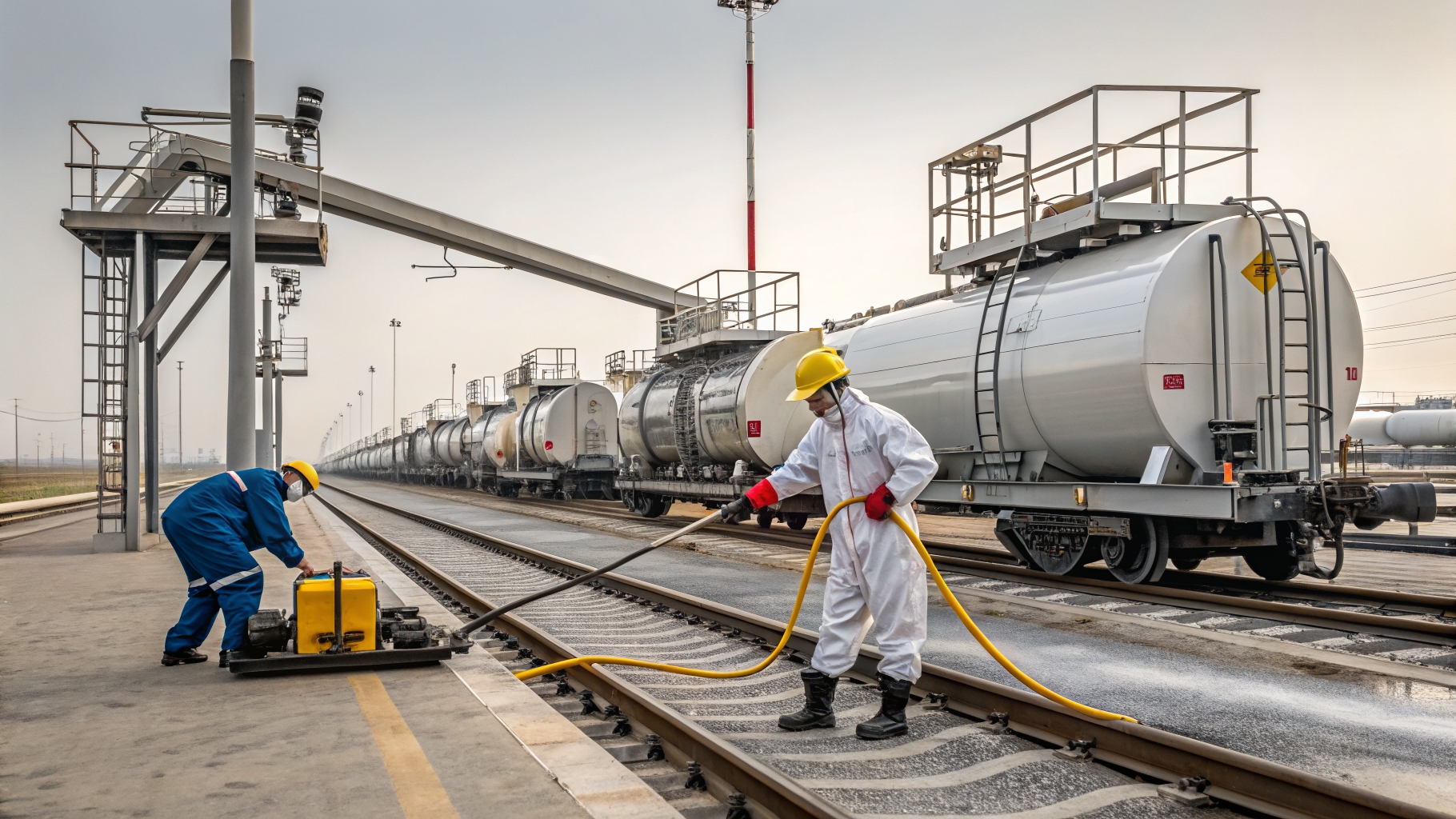 Удаление нефтяных и органических загрязнений с технологического оборудования