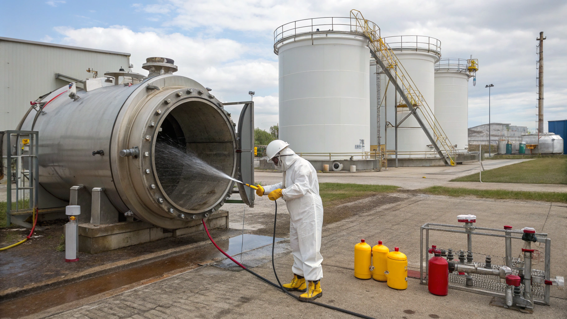 Выбор химии для промывки камер пуска скребков